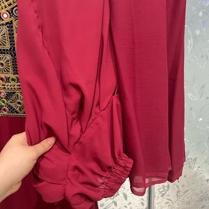 Elegant Red Women's Dress